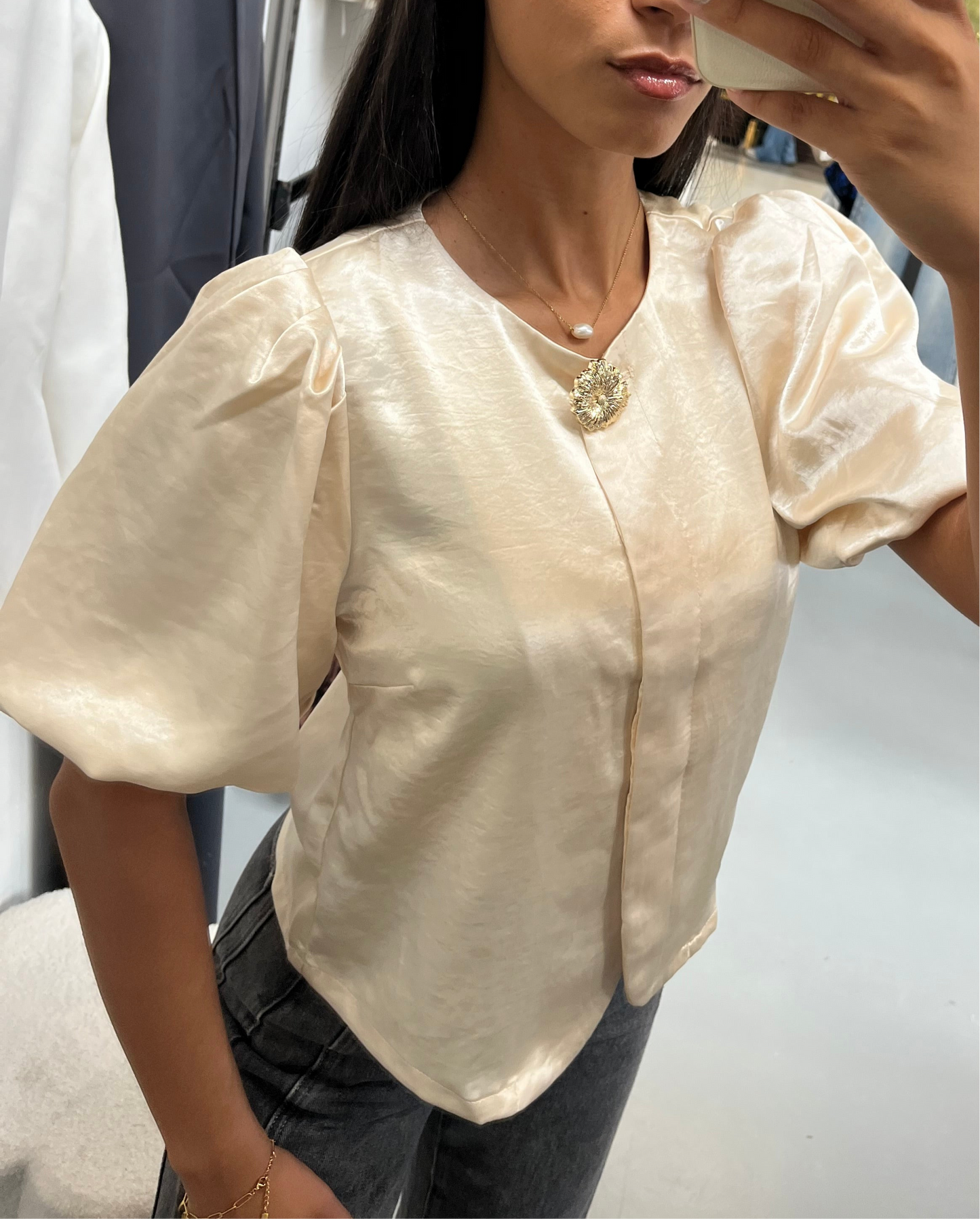 Élise Puff Blouse