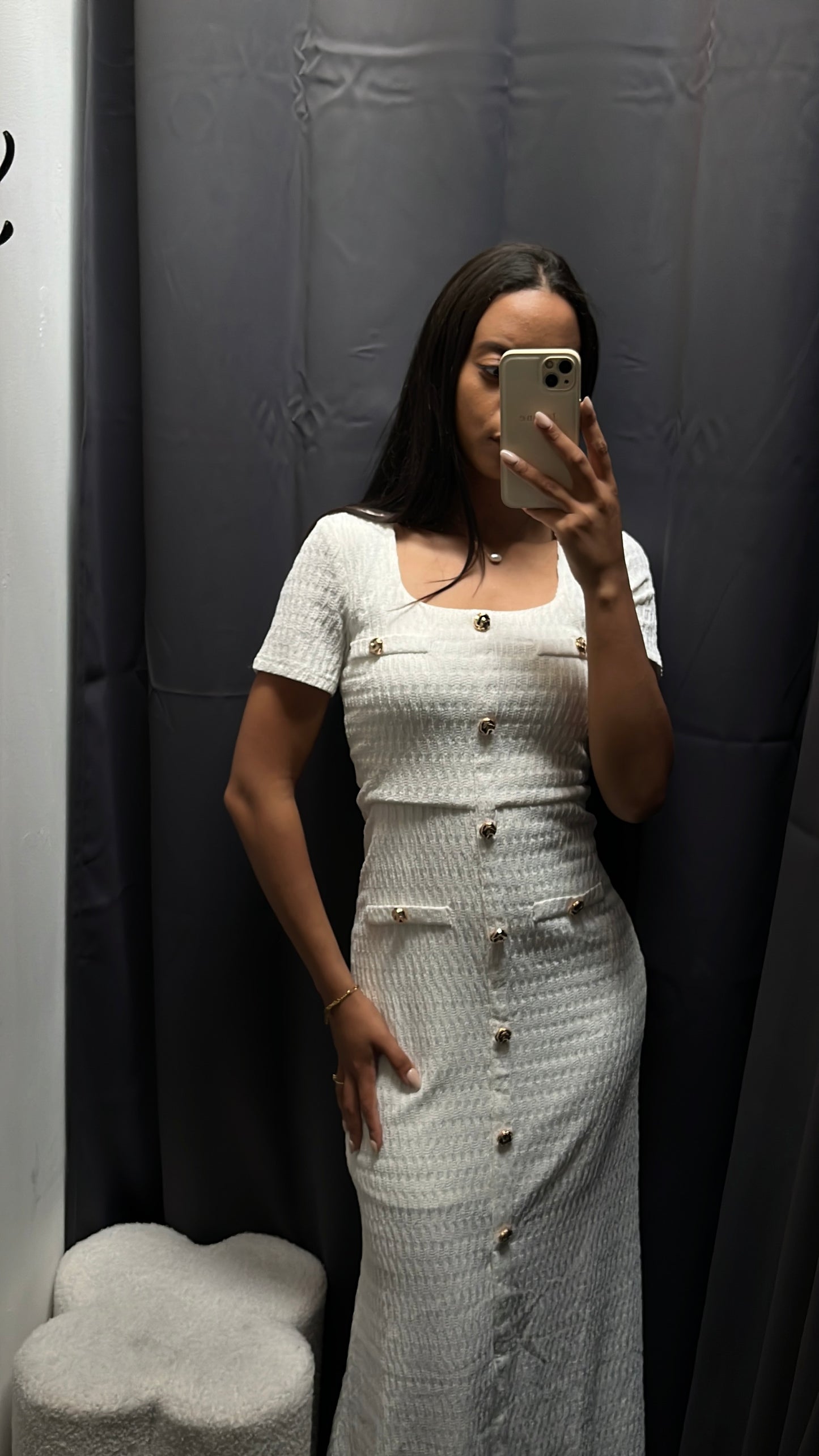 Button dress