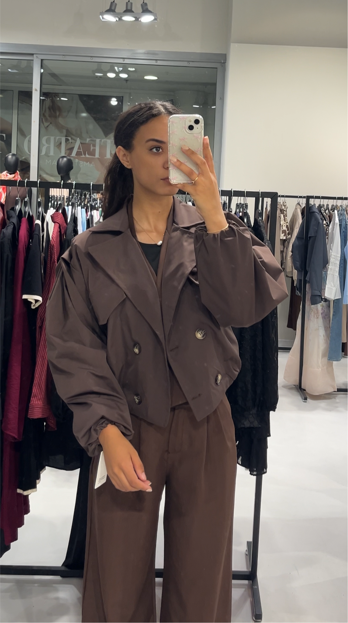 Aura jacket - cropped trench vibes