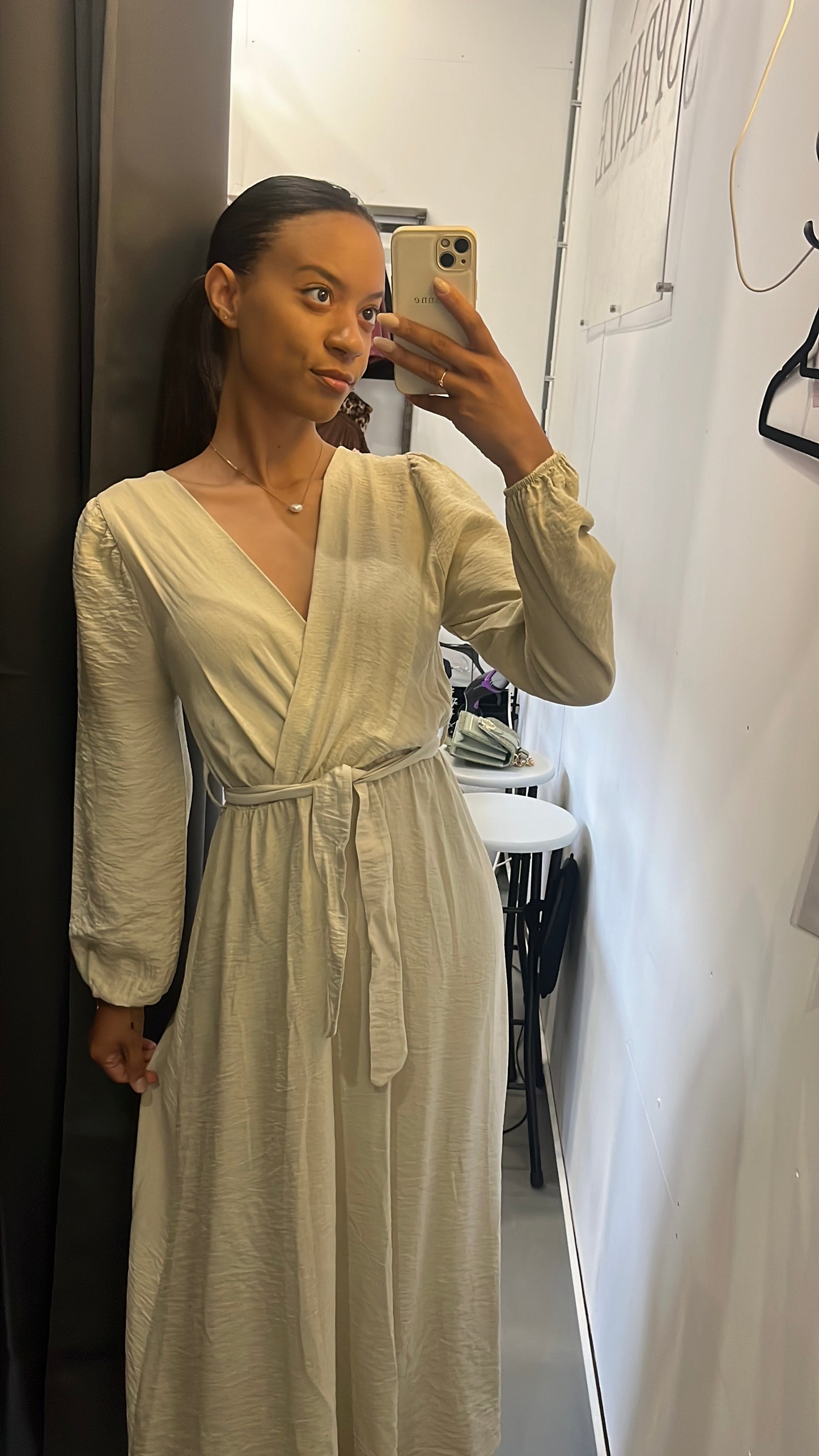 Long viscose dress