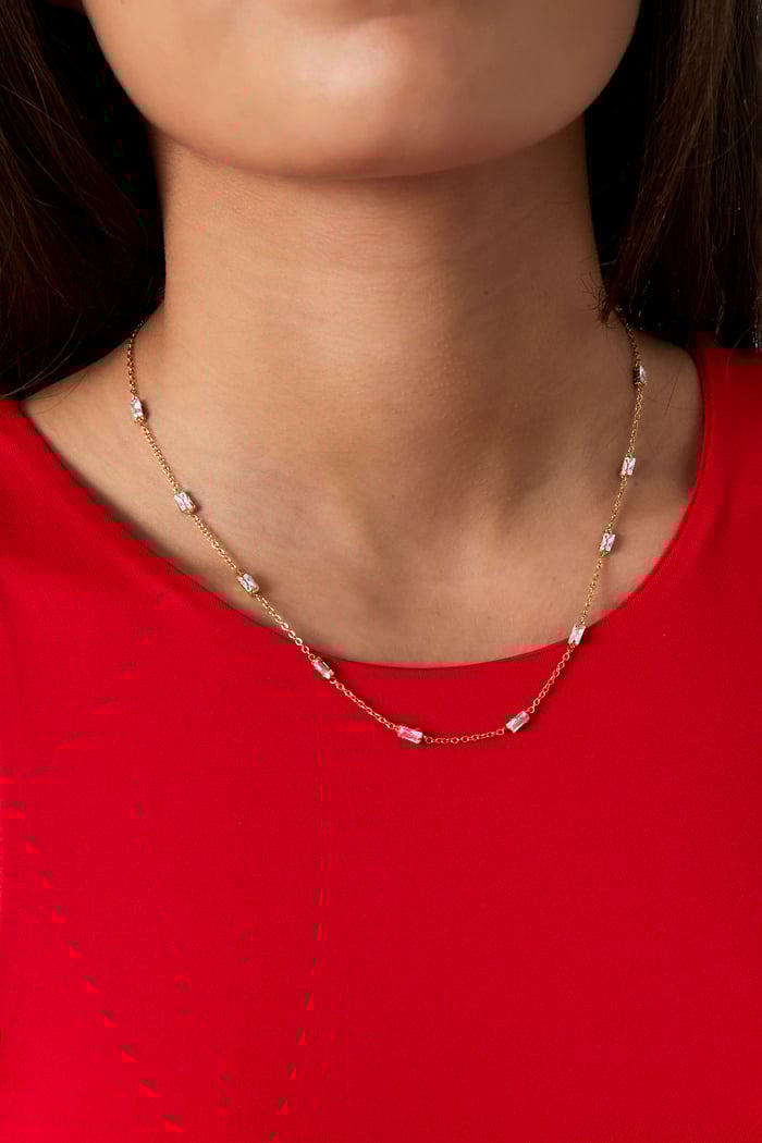 Diamond glow necklace