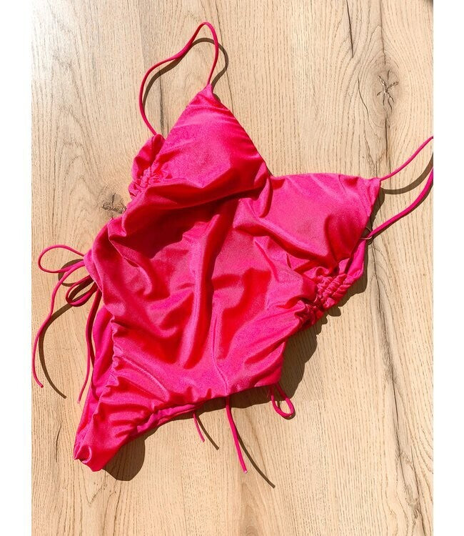 Swimsuit hot pink