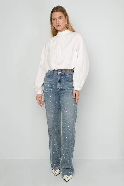 Strikbovenkant met open rug