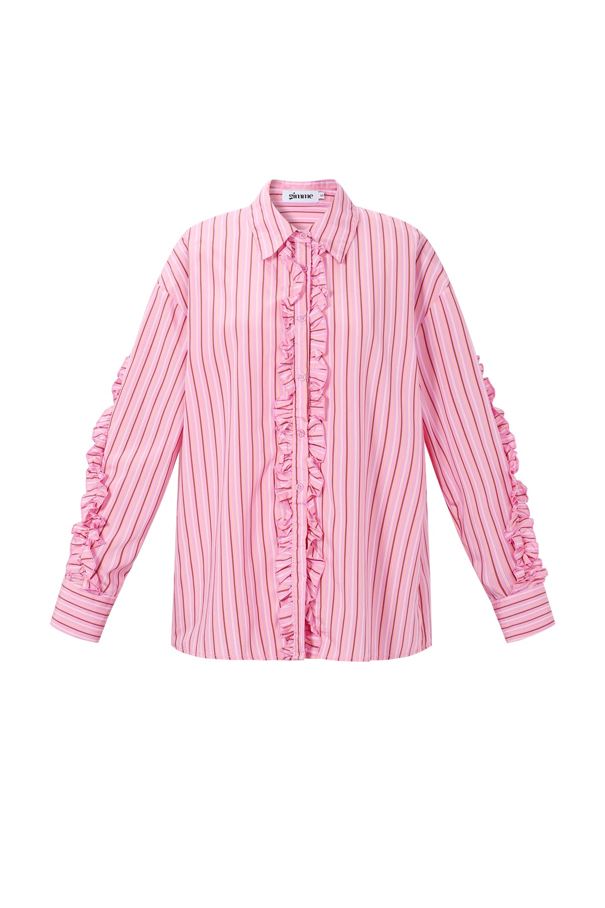 Blouse met ruches