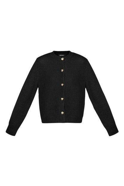 Knitted Love Cardigan - grey