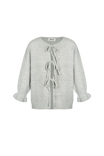 Tied up vest - Grijs