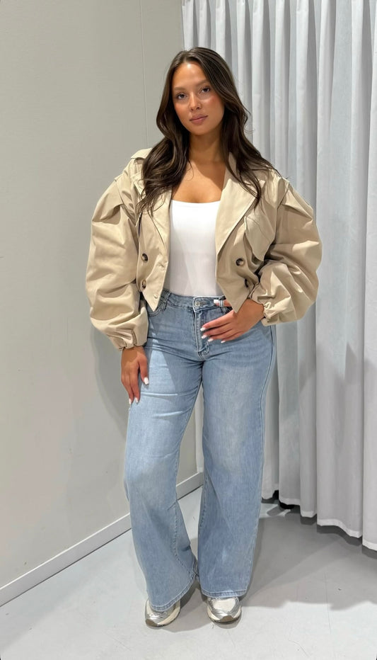 Aura jacket - cropped trench vibes