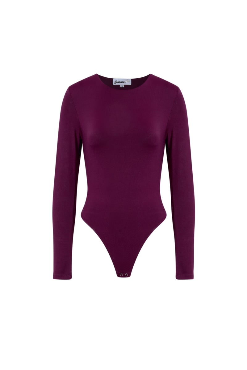 Nylon Shapewear Bodysuit Effen kleur Basic All Fit Kleding