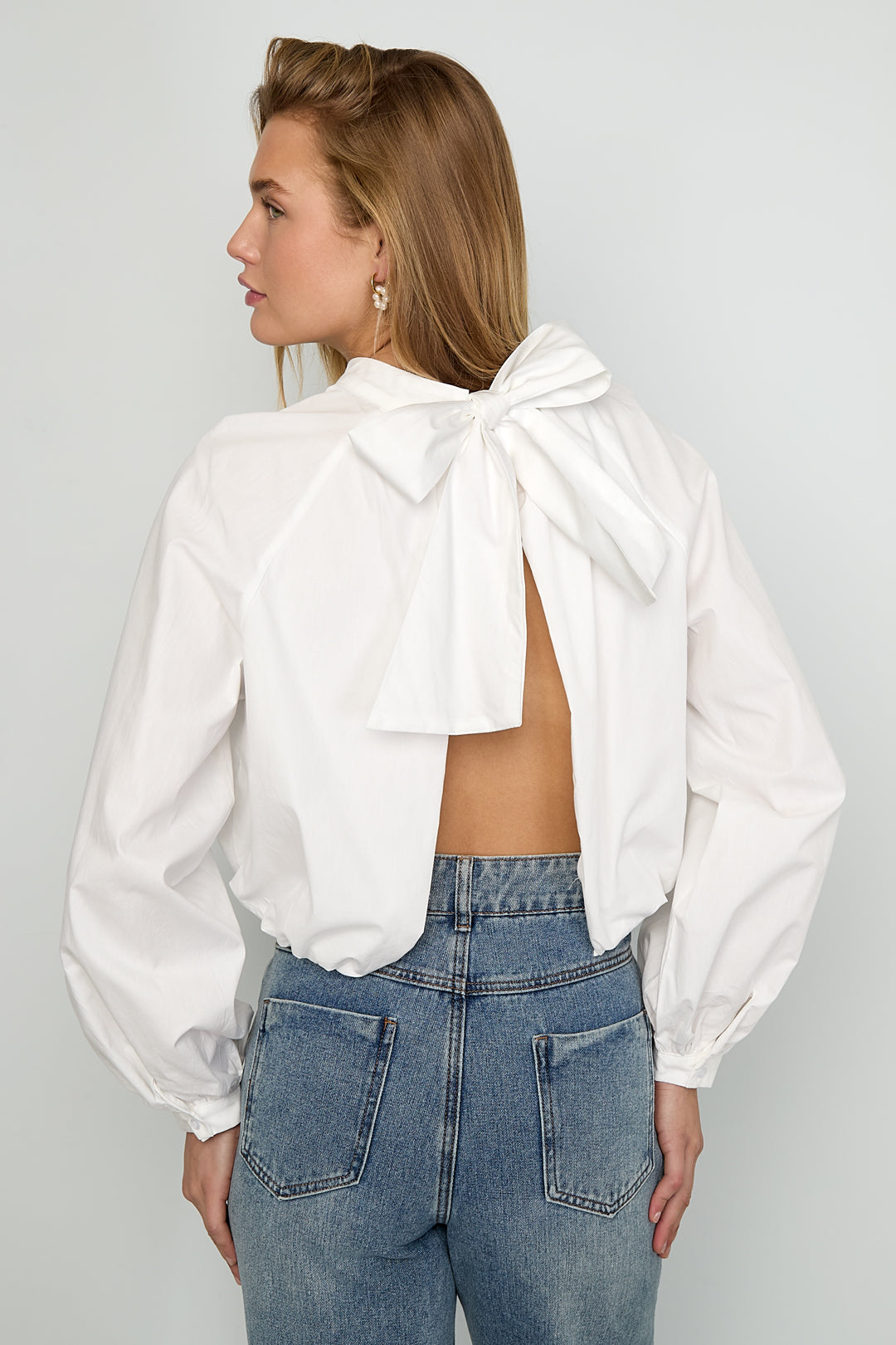 Strikbovenkant met open rug