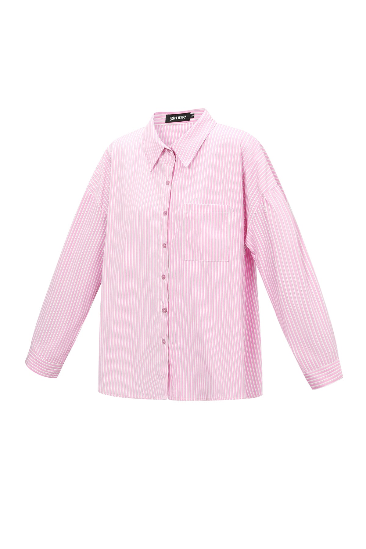 Geweven Katoen Vrouwen Overhemd Casual Letters