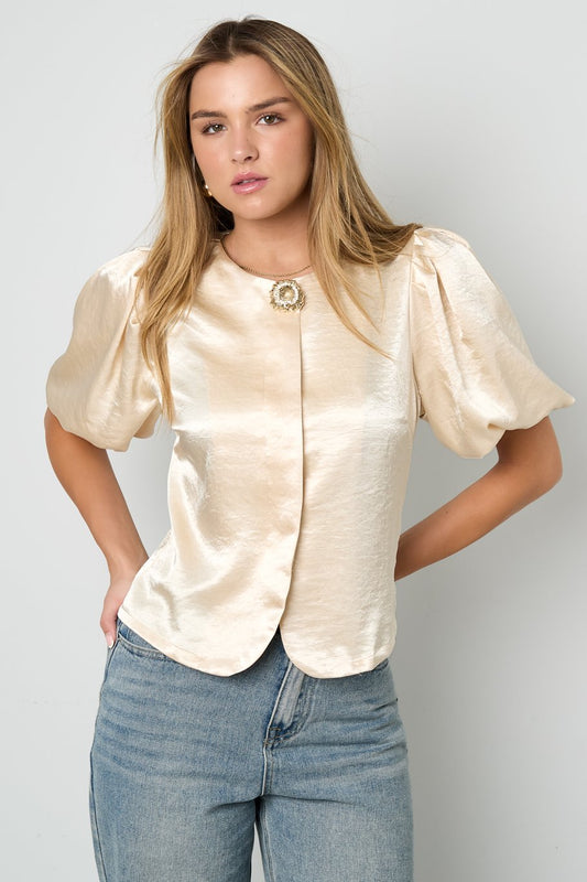 Élise Puff Blouse