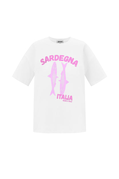 Katoen Gebreide Vrouwen T-shirt Casual Dierenprint