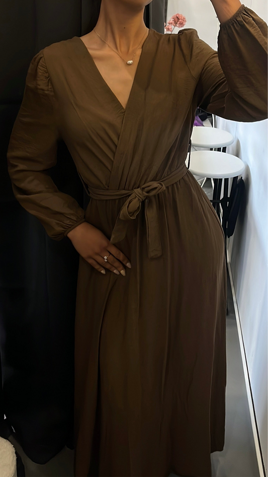 Long viscose dress