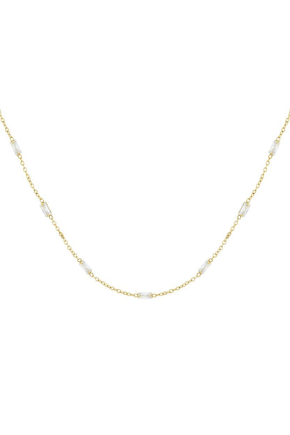 Diamond glow necklace