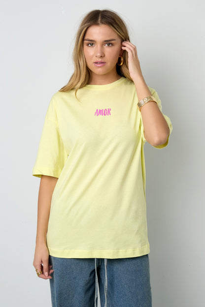 Katoen Gebreide Vrouwen T-shirt Casual Letters