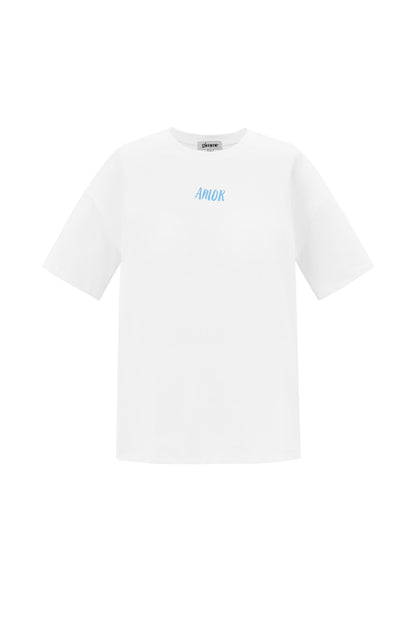 Katoen Gebreide Vrouwen T-shirt Casual Letters