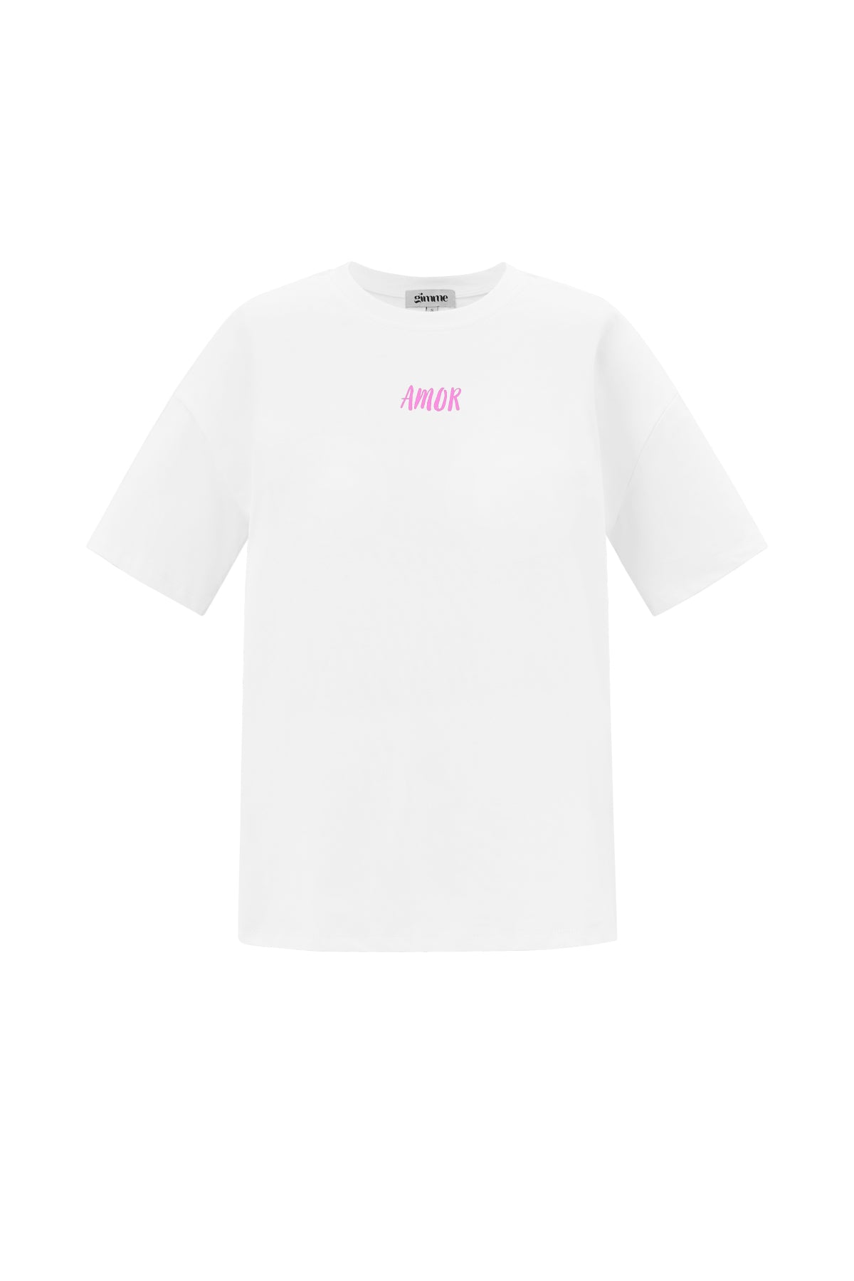 Katoen Gebreide Vrouwen T-shirt Casual Letters