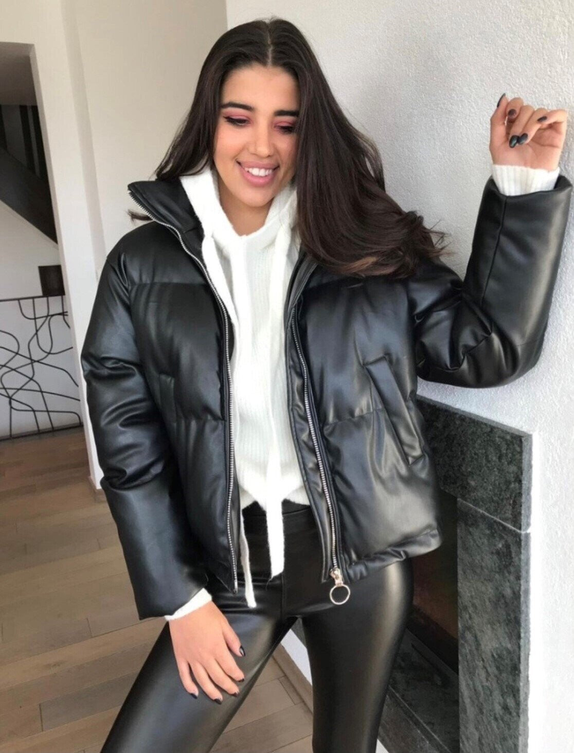 Leather jacket