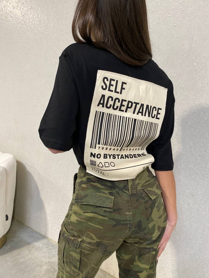 SELF ACCEPTENCE TEE - Black